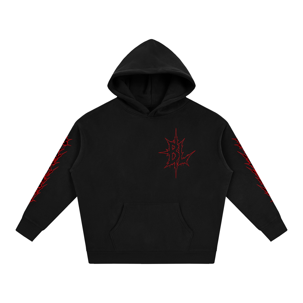 Red thermal BlackLabel hoodie