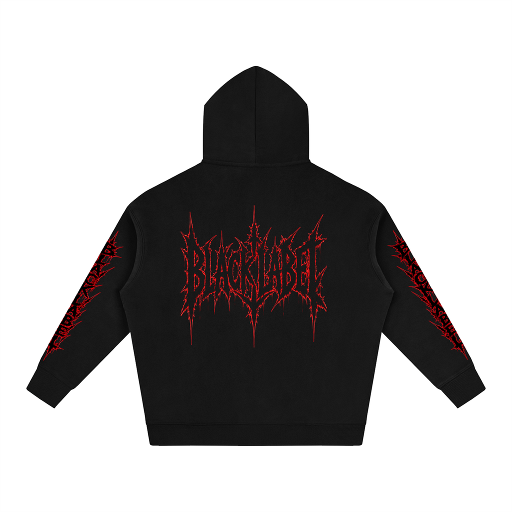 Red thermal BlackLabel hoodie