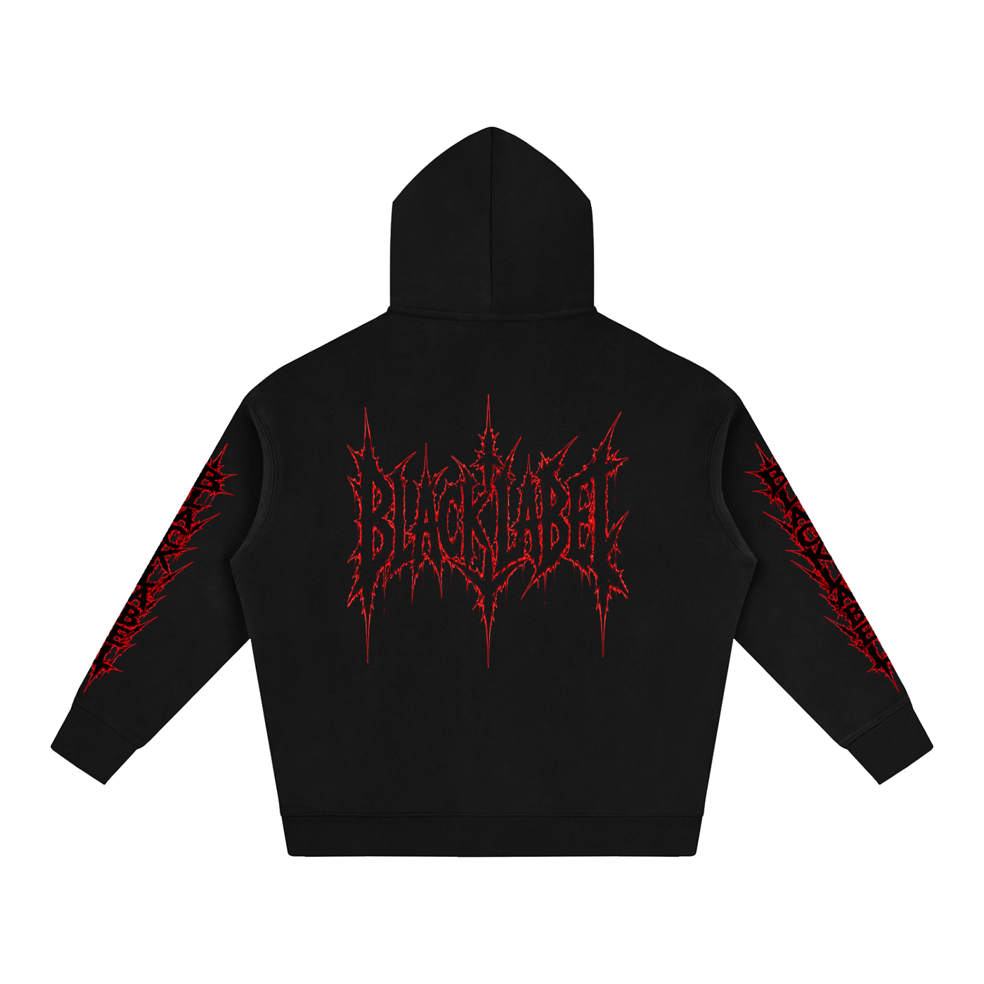 Red thermal BlackLabel hoodie